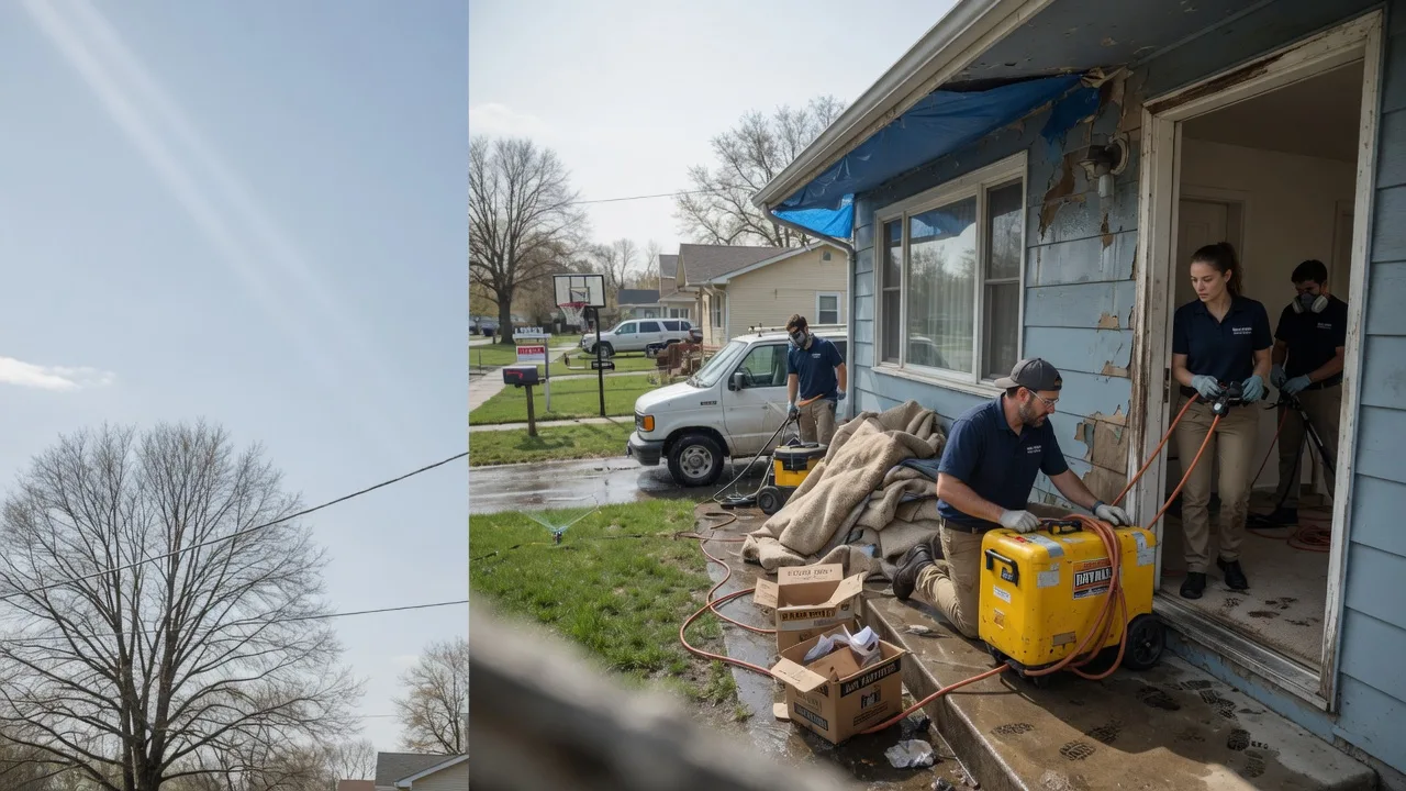 Basement Flood Cleanup in Manderson, WY near me